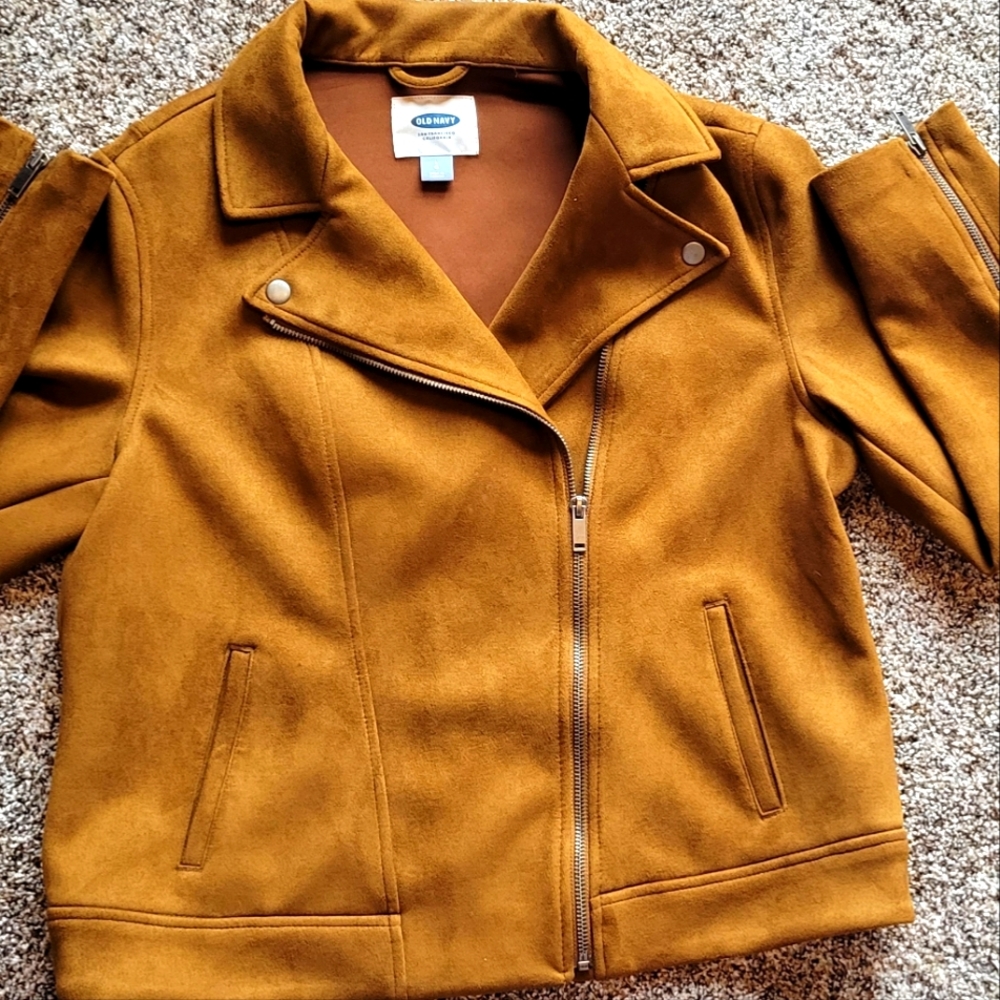 Suede look Jacket